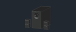 HiFi_-_Bose_Acoustimass_5_-_3D_CAD.dwg