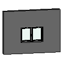 Reynaers Masterline 8 Window - Inside Opening double vent 37.rfa
