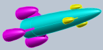 FUSEE_ROCKET_COHETE_RAZZO_paKeTa_3D.dwg