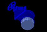 300NB_gate_valve_and_300NB_flange_Adapter.dwg
