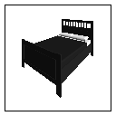 F_Ikea_-_Hemnes_-_Bed_Frame_W_Mattress_Amp_Comforter.rfa