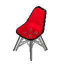 Cadeira HermanMiller_Collection_Eames_UpholsteredMoldedSideC.rfa