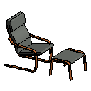 F_Ikea_Poang_Chair_And.rfa
