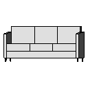 Synk2 Sofa - 3 Seat w Arms.rfa