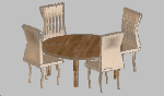 Dining_Table_with_chairs.dwg