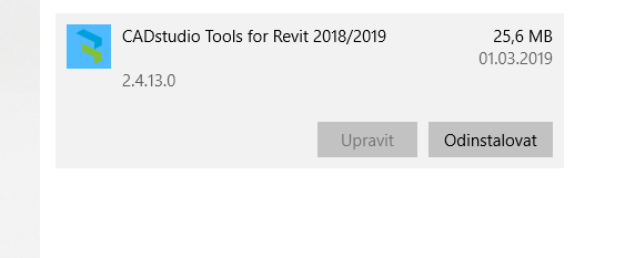 Nahled na Spravce aplikaci ve Win 10