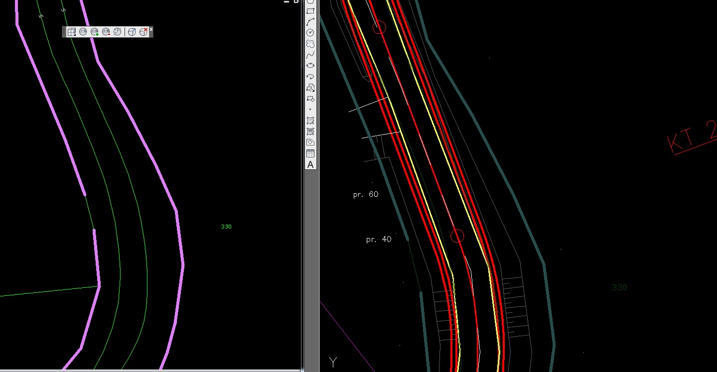 Na lev stran originl, na prav str. jako reference.