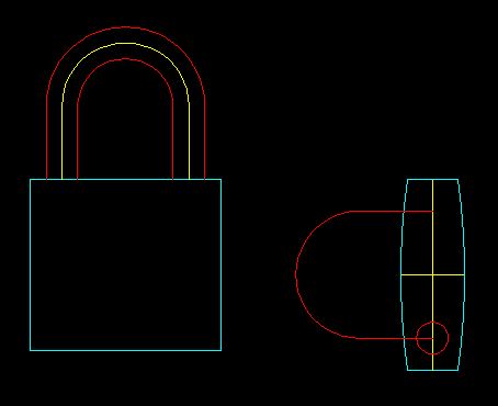 padlock drawing - CAD Forum discussion (EN) - Page 1