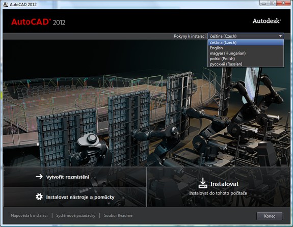 Instalace A2012 CZ