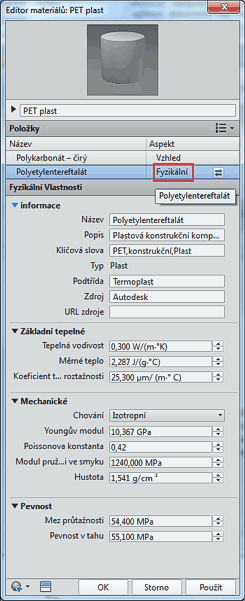 Fyzikln vlastnosti