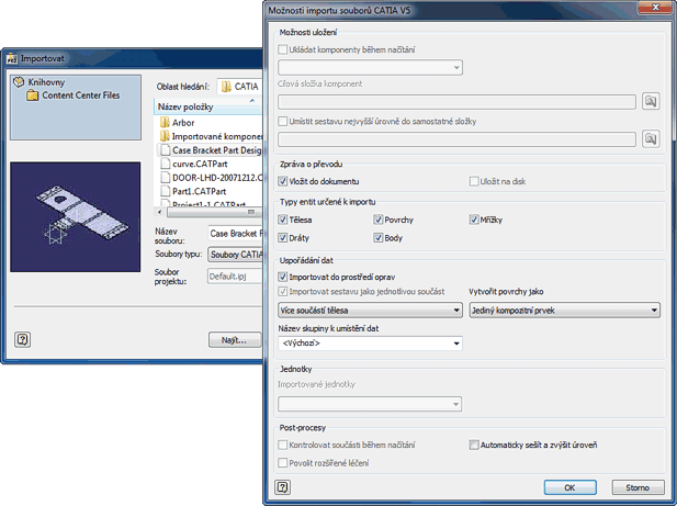 Catia options