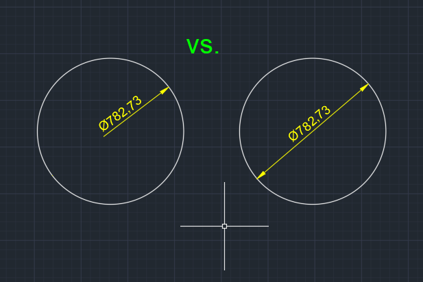 CAD Forum How To Create A Full Diameter Dimension With Two Arrows cad-forum-how-to-create-a-full-diameter-dimension-with-two-arrows