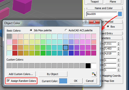 CAD Forum - object colors in 3ds Max.
