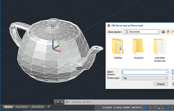 CAD Forum - Loading models in the OBJ format to AutoCAD.