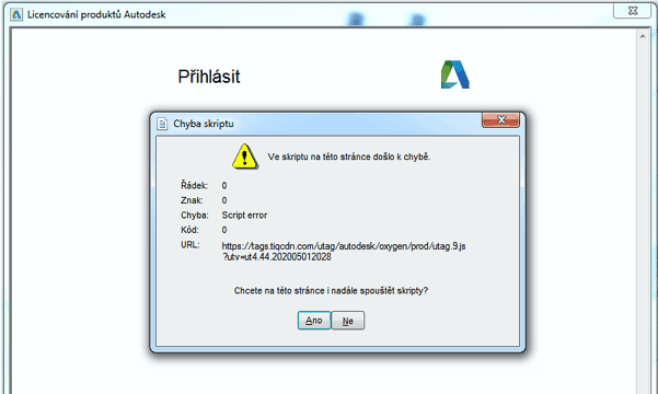 login error - pihlsit