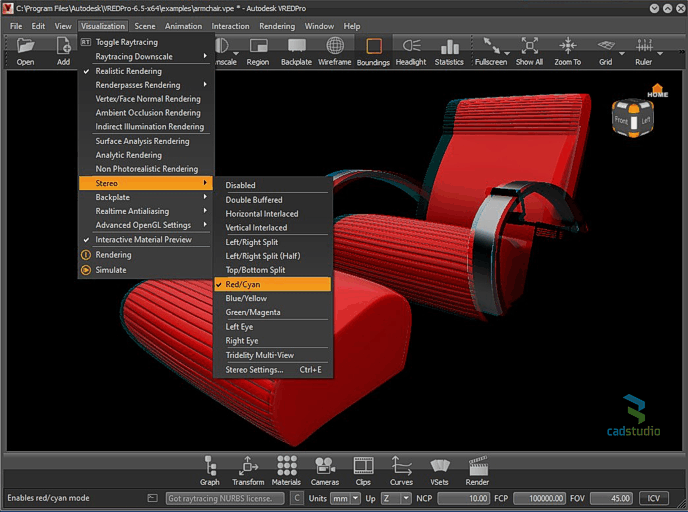 CAD Forum - Stereoscopic view modes in Autodesk VRED.